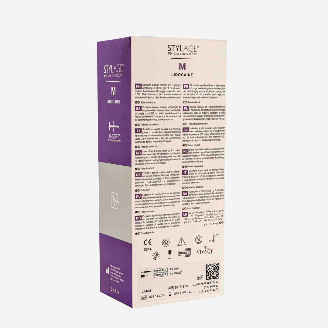 Stylage M Bi-Soft Lidocaine 2x 1.0 ml